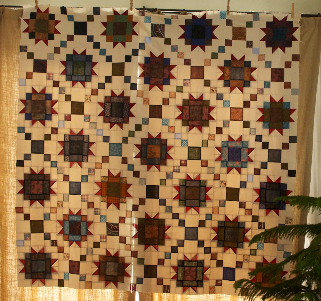 patchwork quilt top