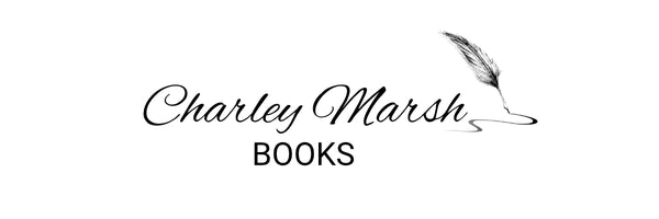 Charley Marsh Books Header image. Charley Marsh in cursive withquill and ink