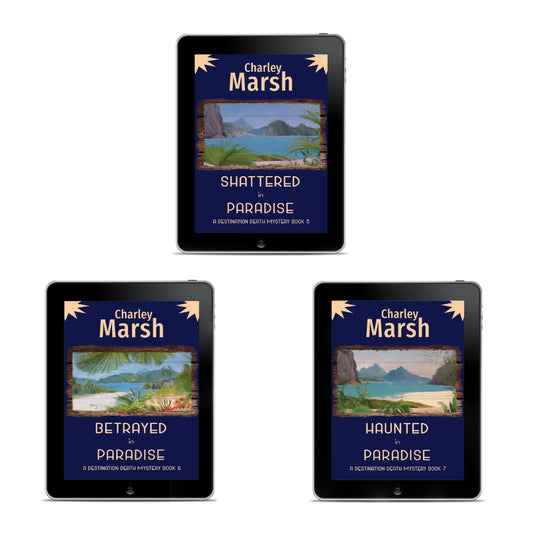 Destination Death Cozy Mystery EBook Bundle Ebooks #5-7 by Charley Marsh
